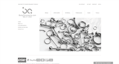 Desktop Screenshot of bodyornaments.com